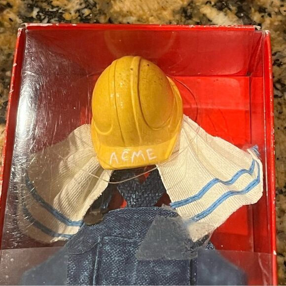 Vintage Construction Worker Uniform Christmas Ornament Department 56 - Picture 2 of 5